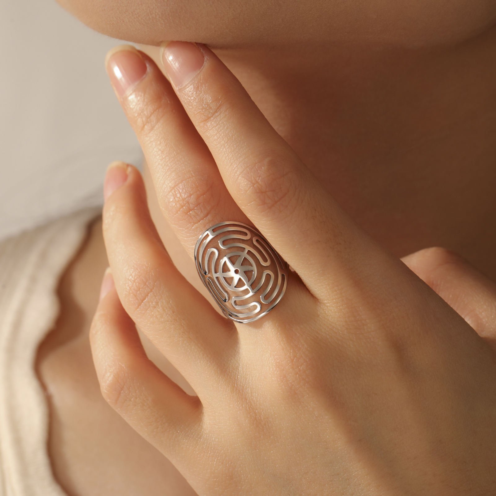 Skyrim Hollow out ring with wi - Vape Ring 评论和价格