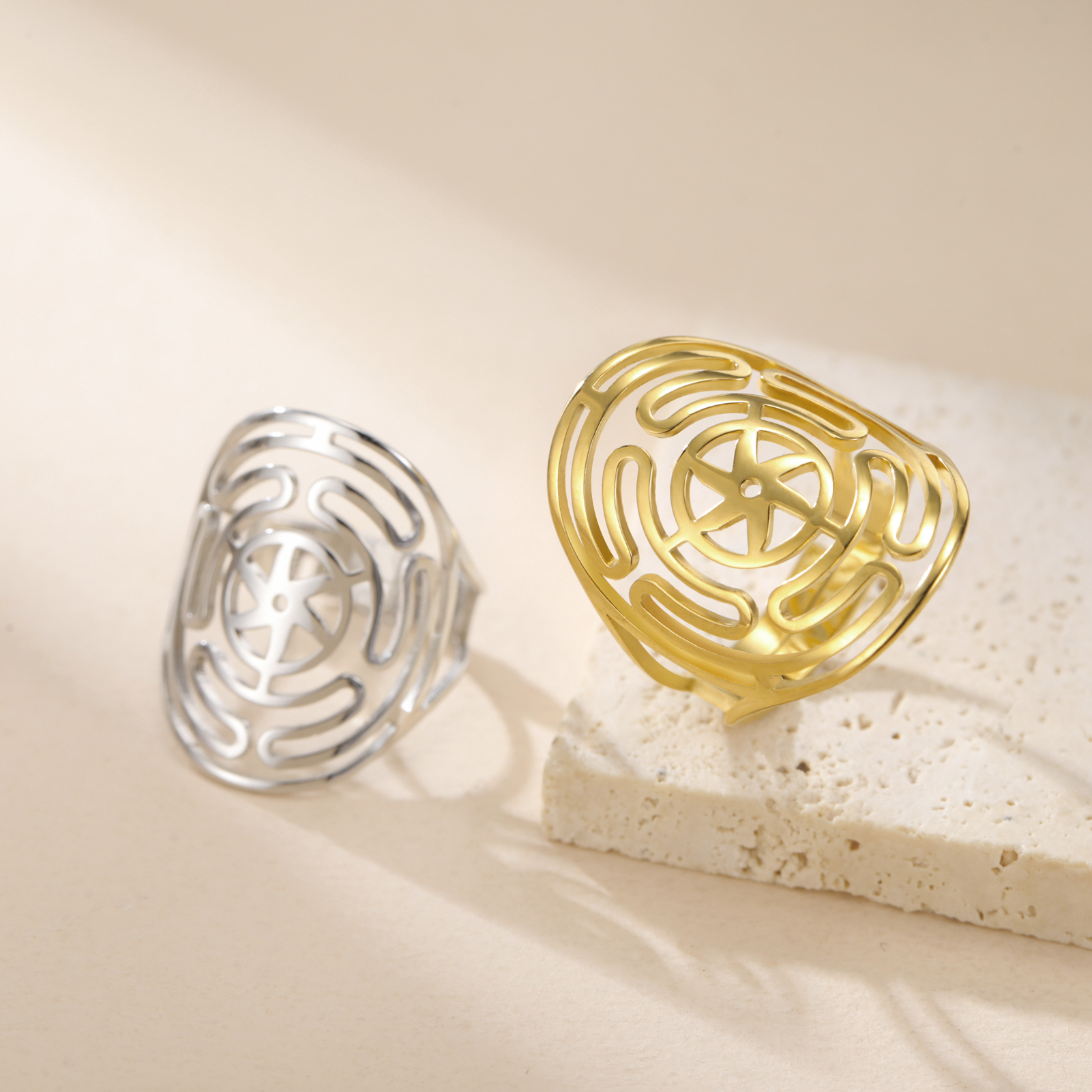 Skyrim Hollow out ring with wi - Vape Ring 评论和价格