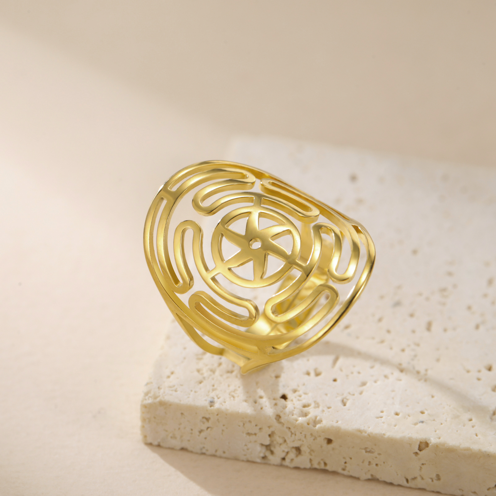 Skyrim Hollow out ring with wi - Vape Ring 评论和价格