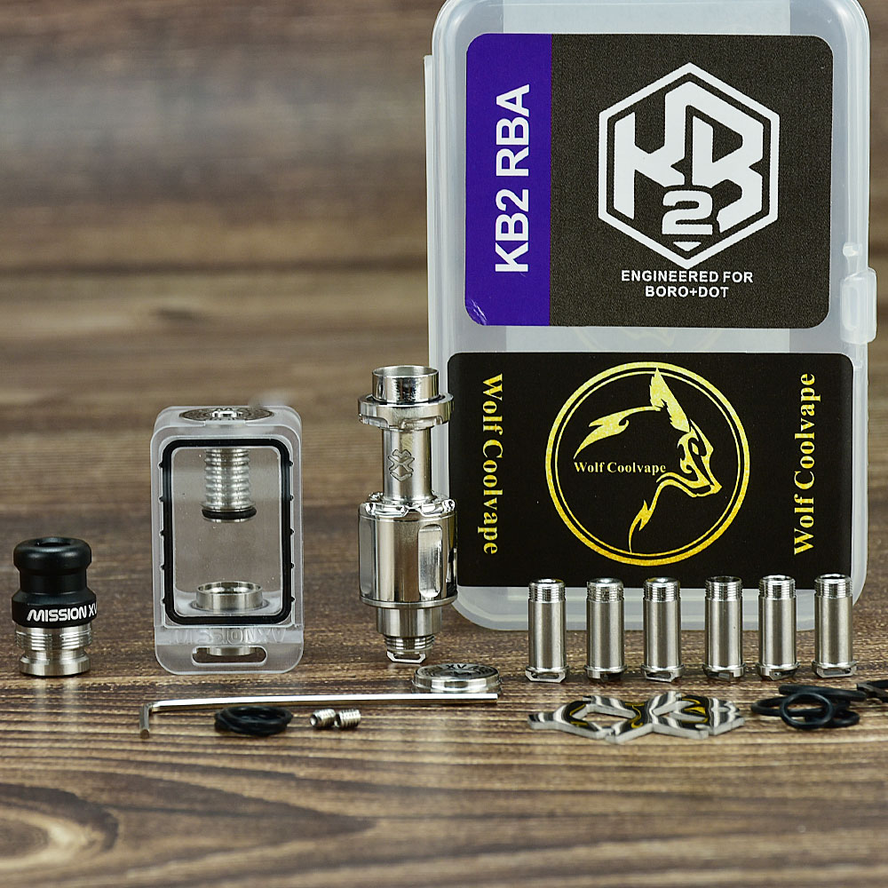 wolfcoolvape MISSION KB2 RBA T - Vaping Air 评论和价格