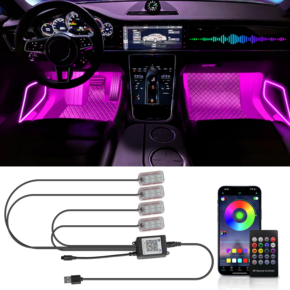 Car Led Foot Ambient With USB  - Vape Decoration 评论和价格
