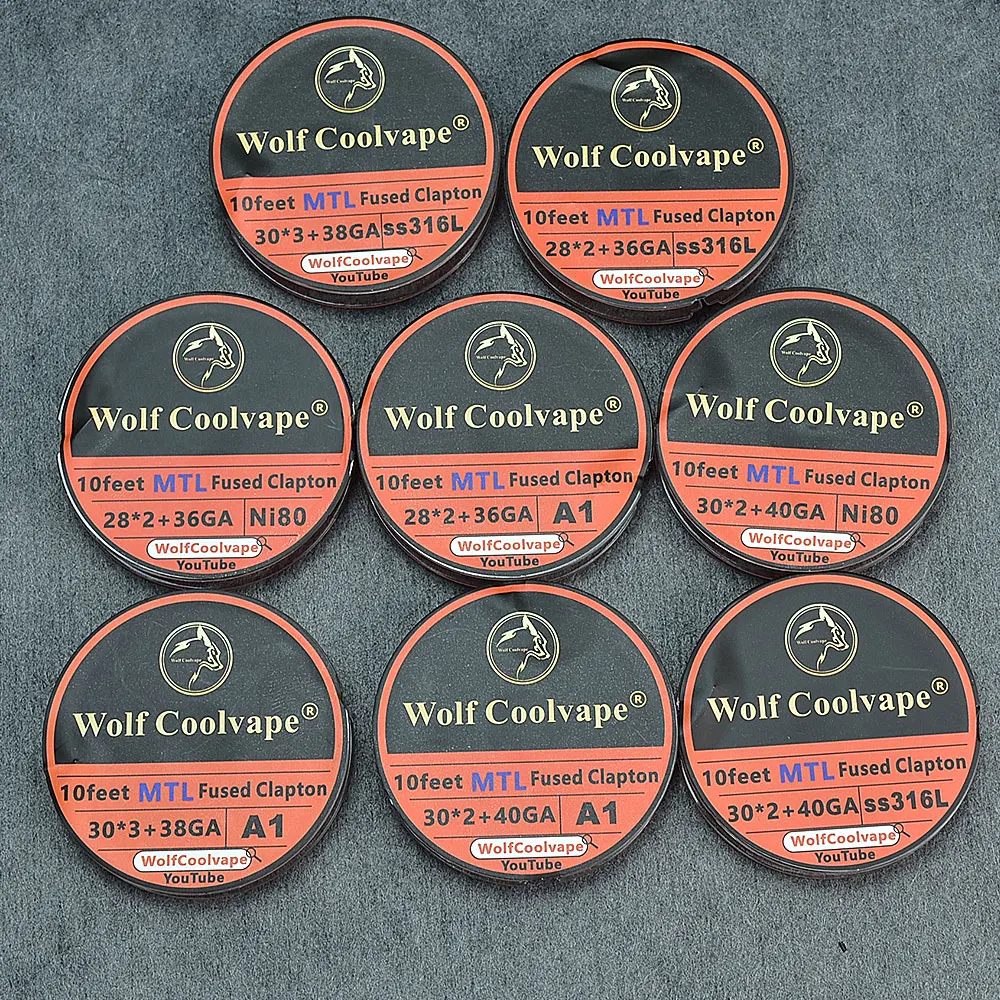 wolfcoolvape MTL Fused Clapton - Accessories For Vaping 评论和价格