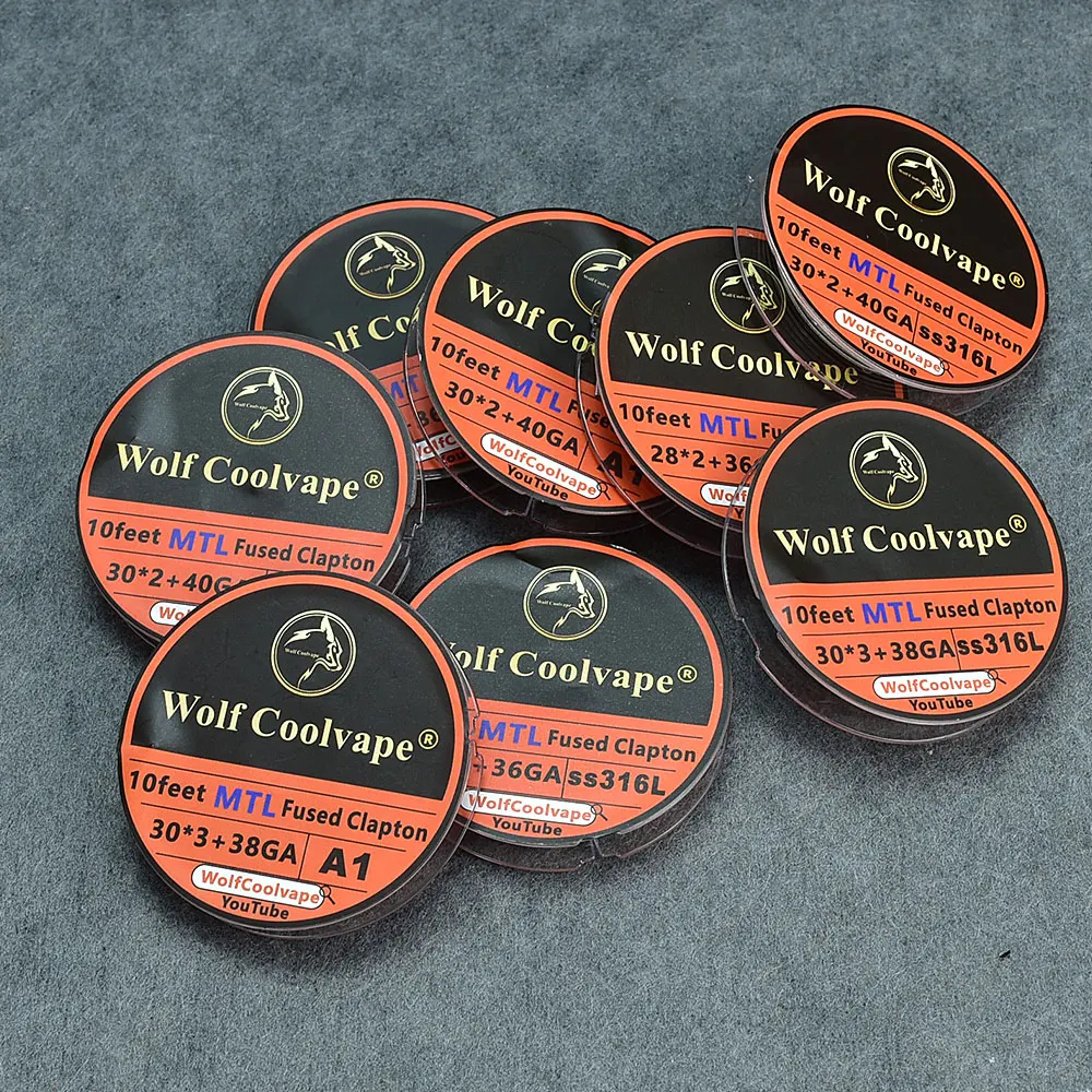 wolfcoolvape MTL Fused Clapton - Accessories For Vaping 评论和价格