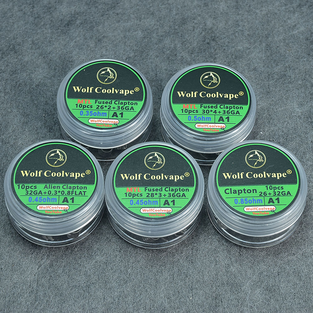10pcs NI80/SS316L/A1 mtl Alien - Accessories For Vaping 评论和价格