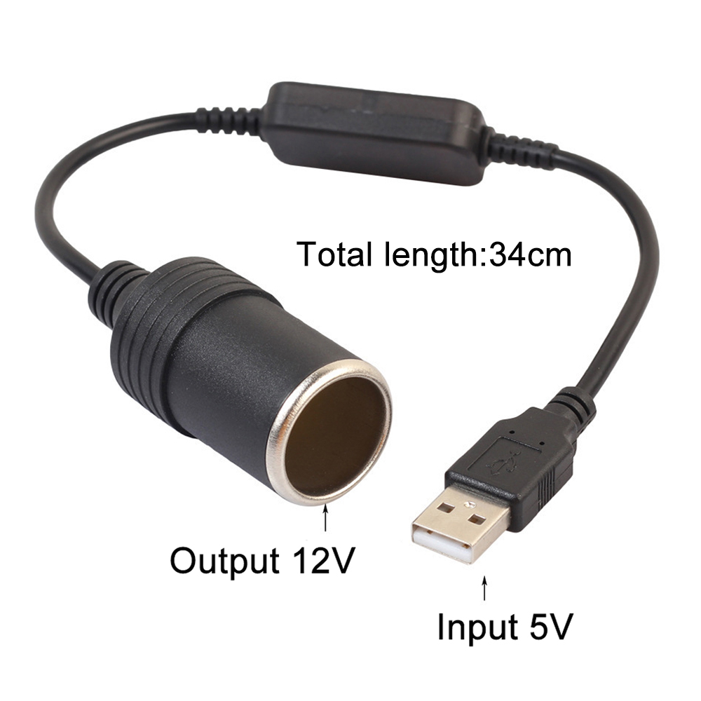 1pc 5V 2A USB To 12V Cigarette - Accessories Experts Vape 评论和价格