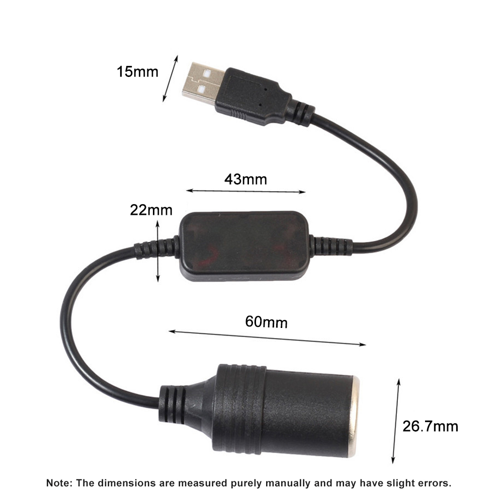 1pc 5V 2A USB To 12V Cigarette - Accessories Experts Vape 评论和价格
