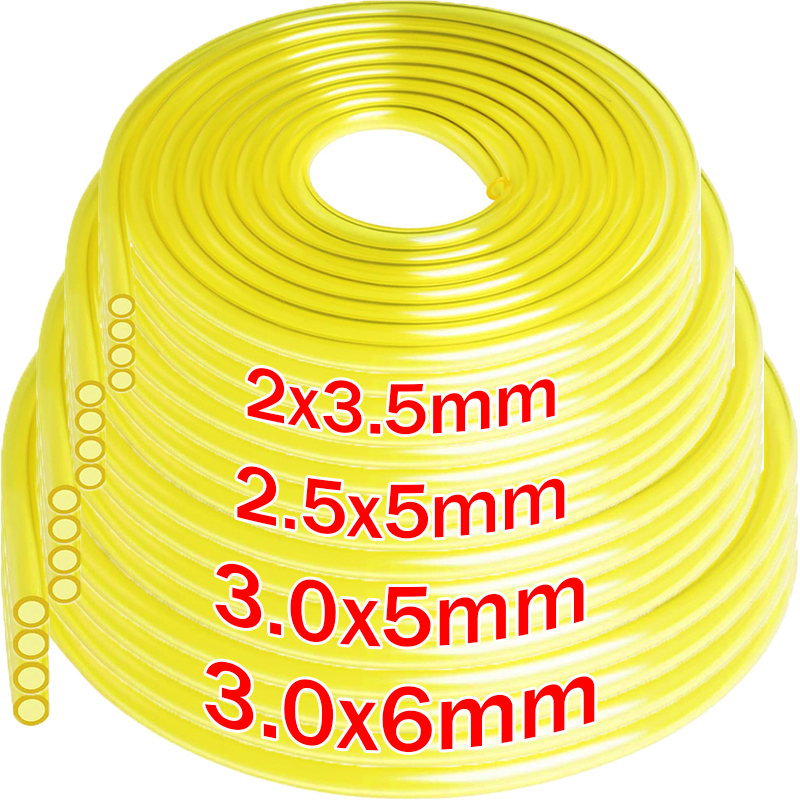 Yellow Fuel Line Hose Set 2x3. - Weed Vaping Accessories 评论和价格