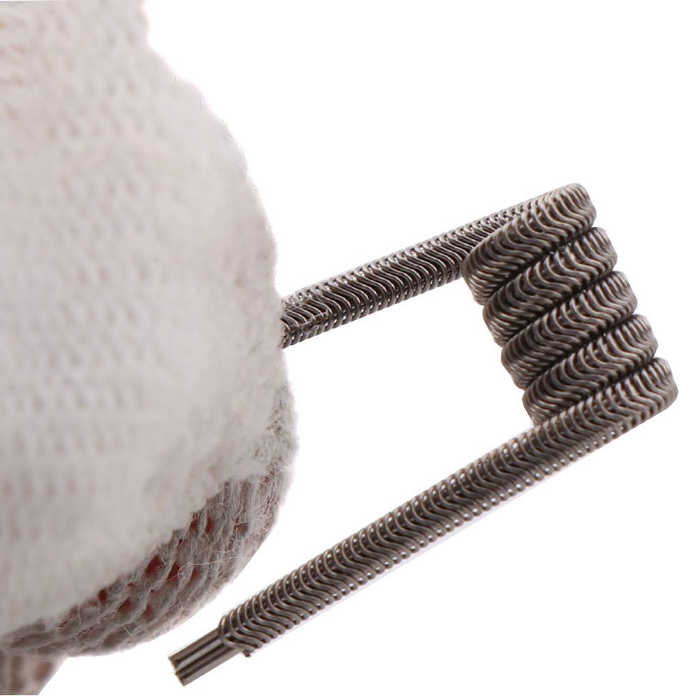 NEW XFKM 50PCS/box NI80/A1/SS3 - Clapton Wire Pre Built 评论和价格