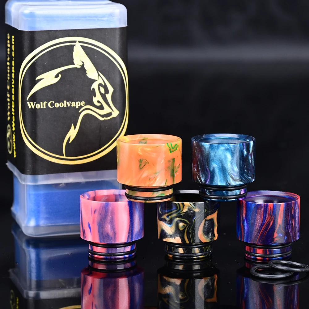 Wolfcoolvape 5PCS 810 Resin Dr - Drip Tip Resin 评论和价格