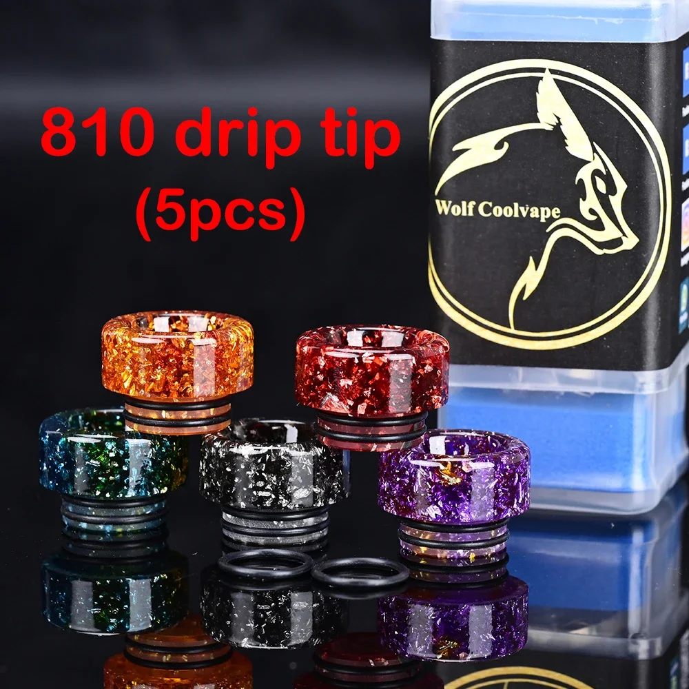 wolfcoolvape 810 Drip Tip 5pcs - Accessories For Vaping 评论和价格