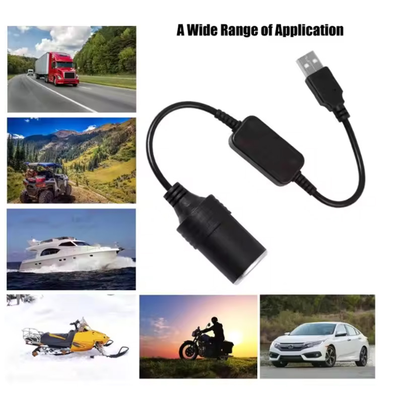 1pc 5V 2A USB To 12V Cigarette - Accessories Experts Vape 评论和价格
