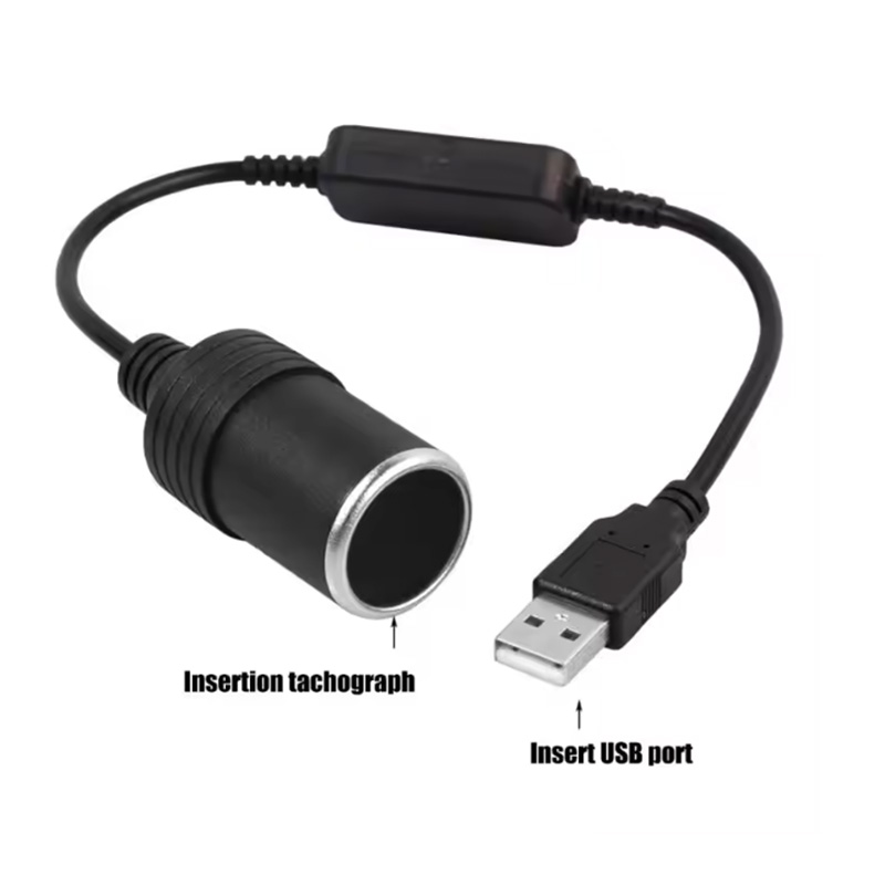 1pc 5V 2A USB To 12V Cigarette - Accessories Experts Vape 评论和价格