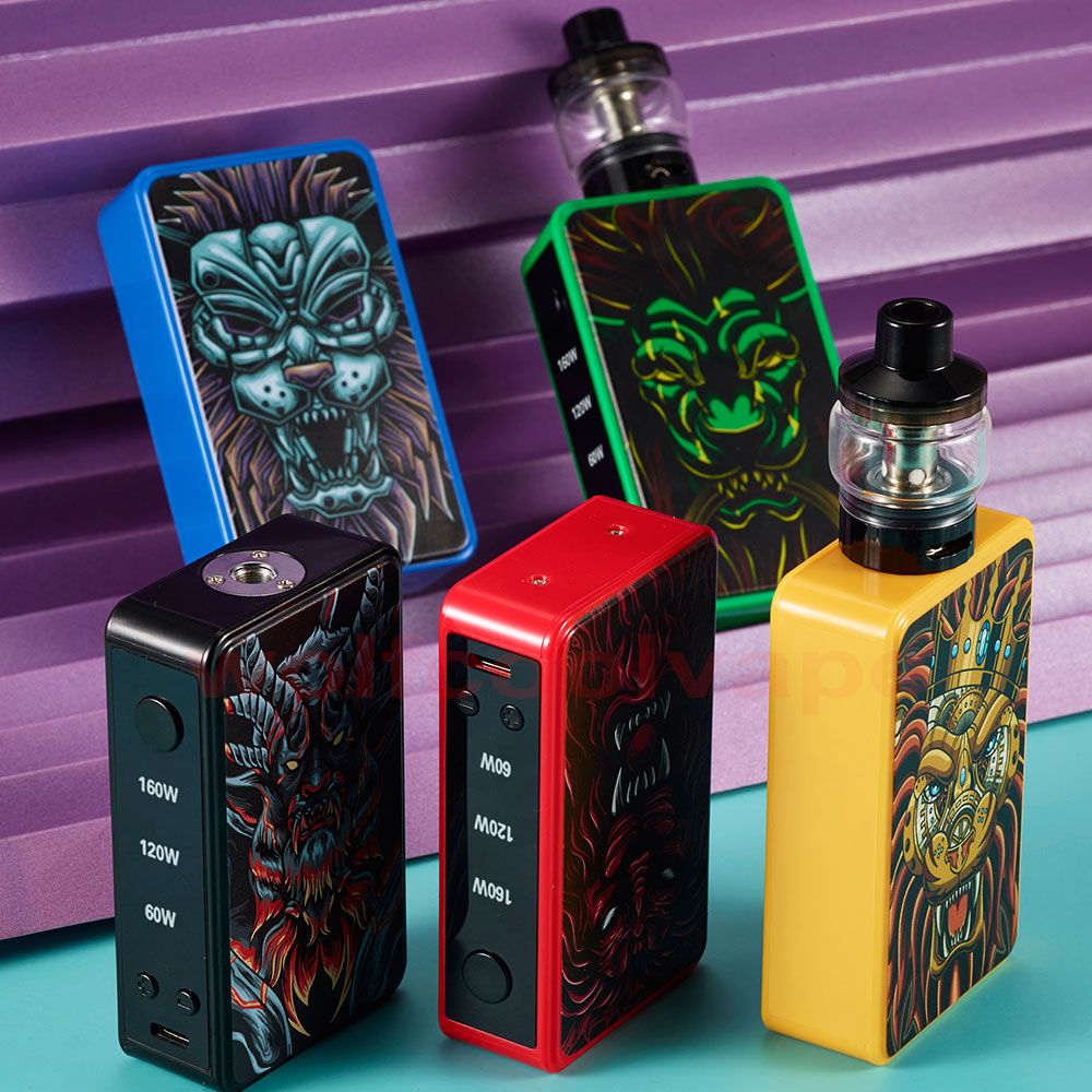 160W Box Mod Kit 60W/120W/160W - Vaping Area 评论和价格