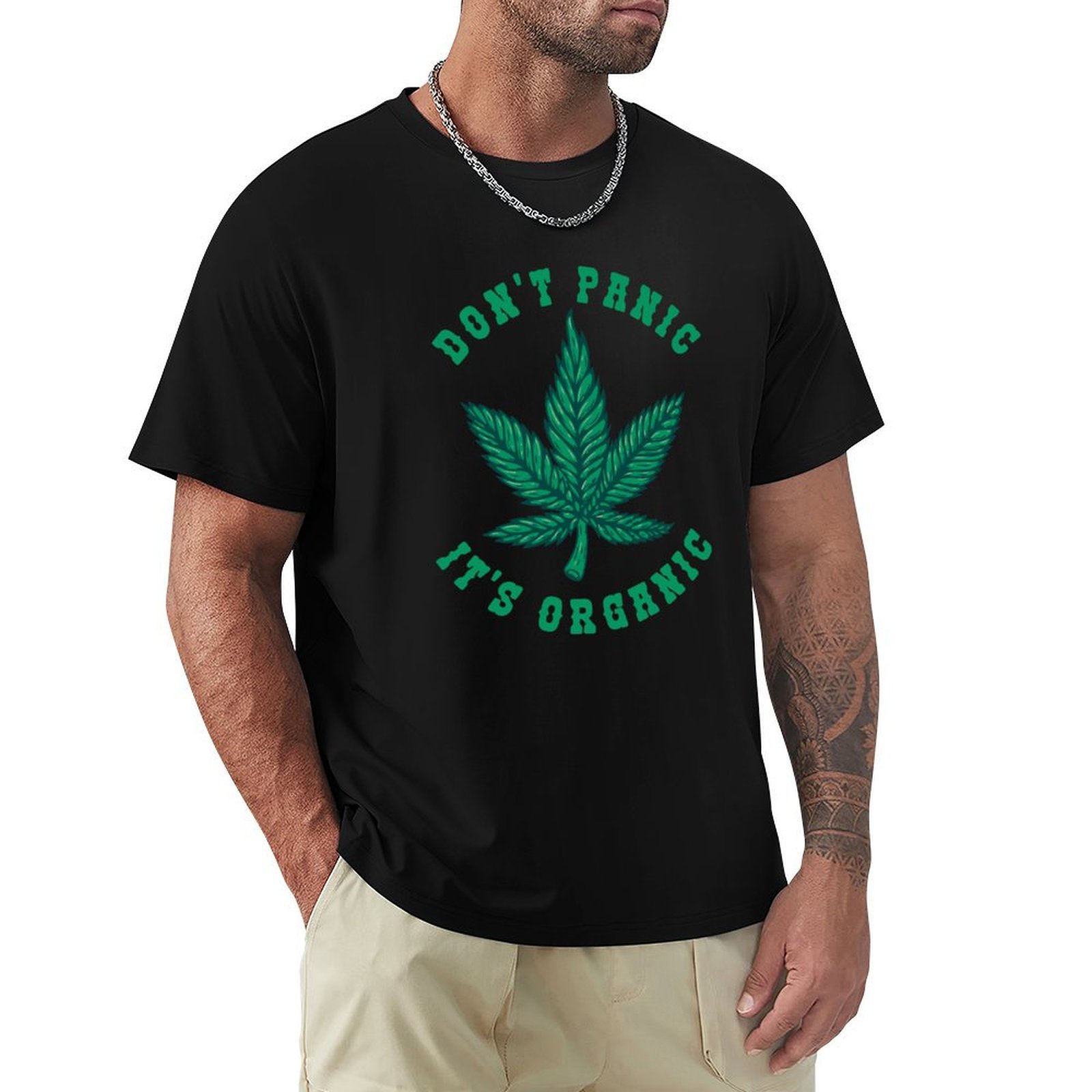 Dont panic its organic T-Shirt - Cotton Wick Organic 评论和价格