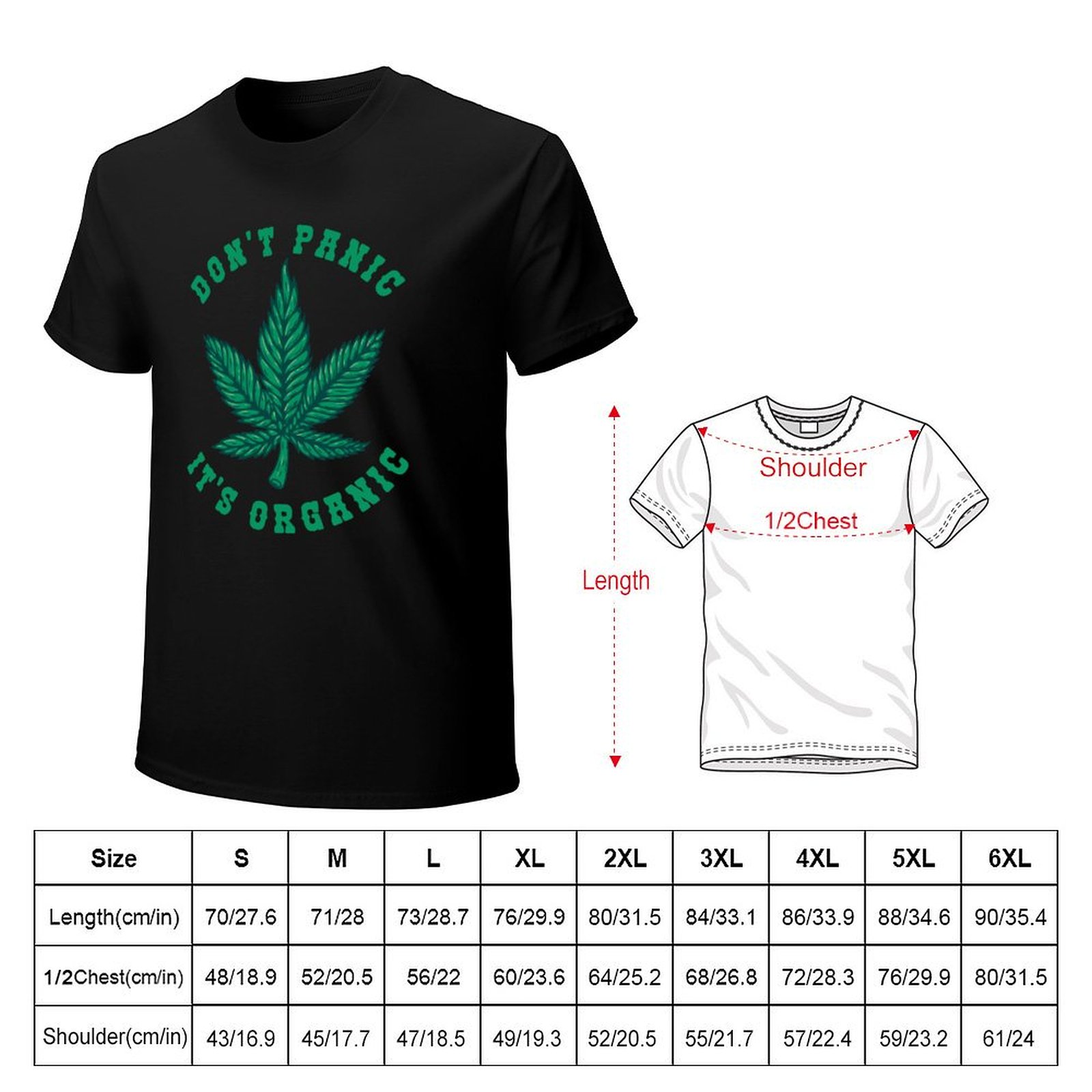 Dont panic its organic T-Shirt - Cotton Wick Organic 评论和价格