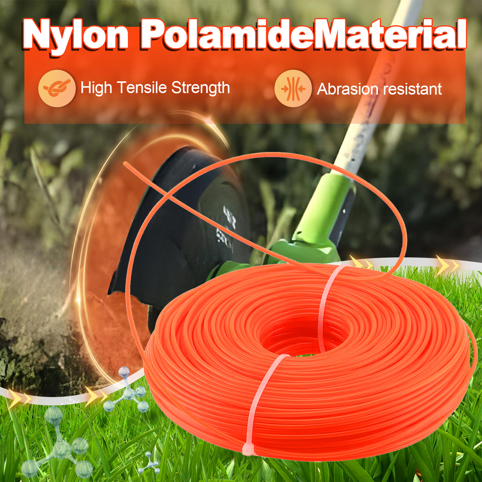 1.6mm～3mm*15M Round Nylon Trim - Dry Herb Vaping Accessories 评论和价格