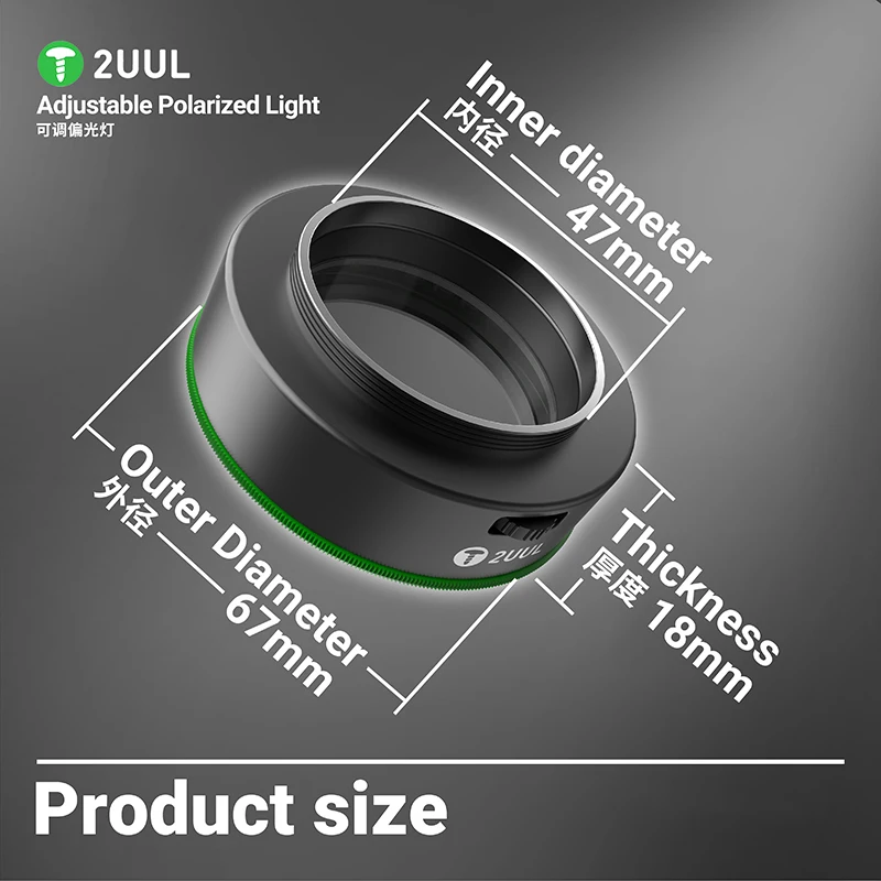 2UUL  Ms97 Adjustable Polarize - Vape Ring 评论和价格