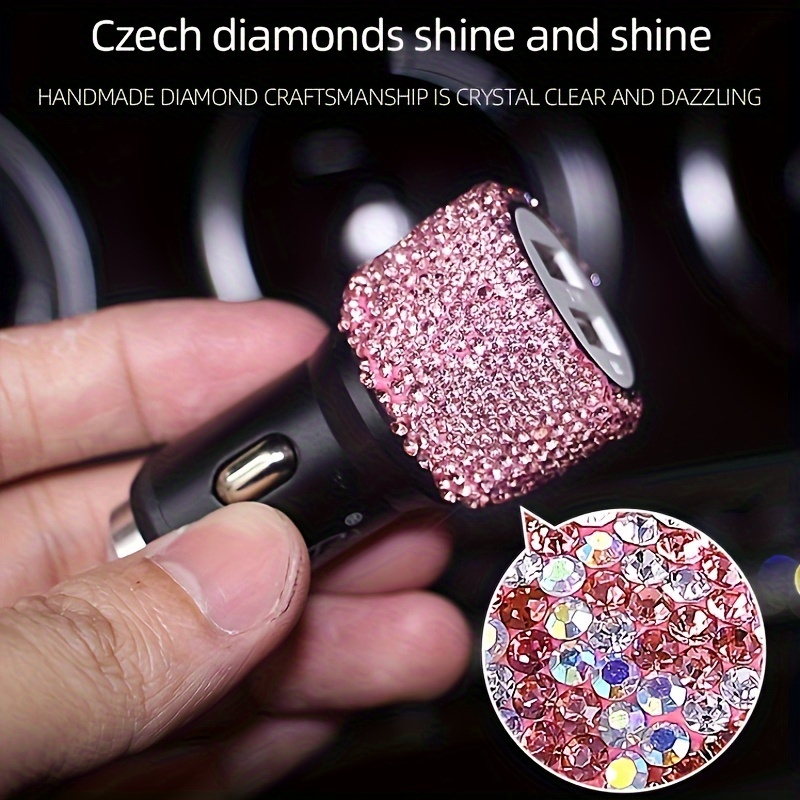 Car Bling USB Styling Diamond  - Vape Decoration 评论和价格