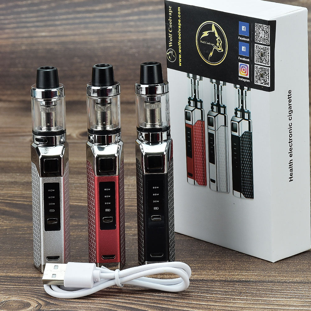 80W Vape mod Starter Kit Box M - Vaping Area 评论和价格