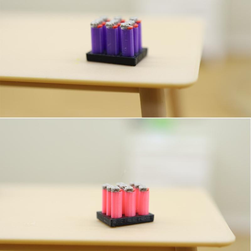 1/12 Dollhouse Mini Cigar Ciga - Vape Decoration 评论和价格