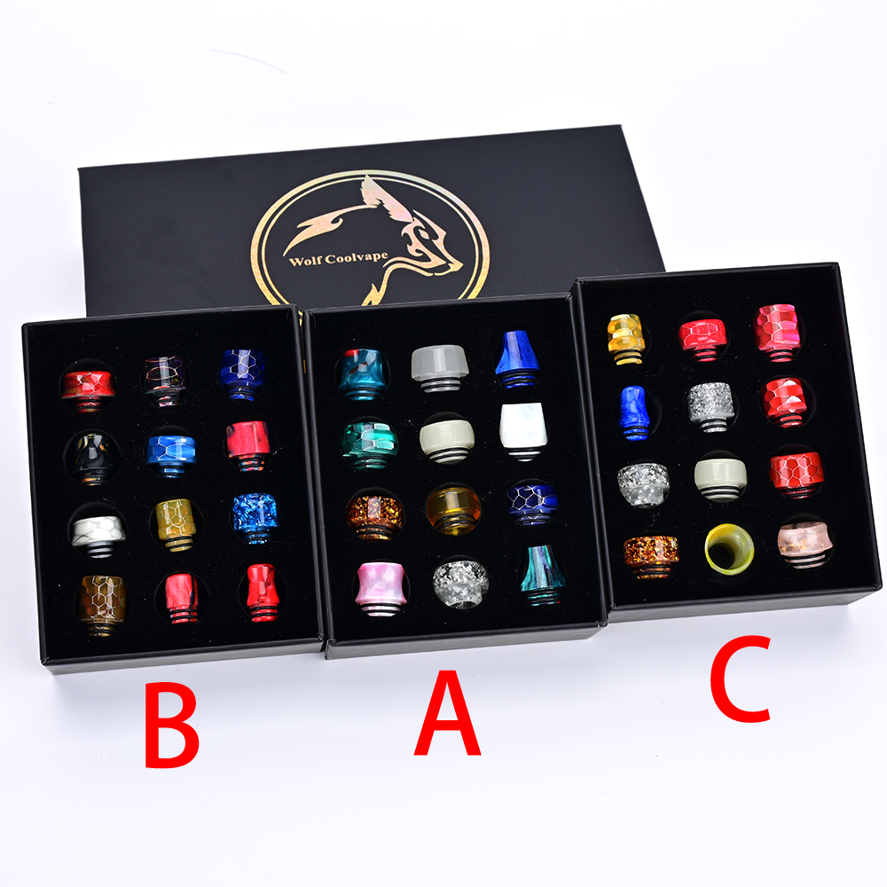 12pcs 810 drip tip 510 drip ti - Drip Tip Resin 评论和价格