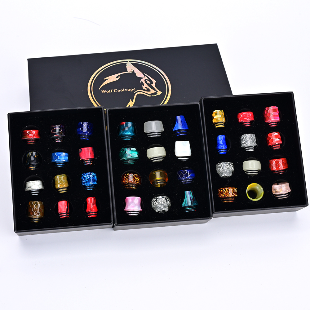 12pcs 810 drip tip 510 drip ti - Drip Tip Resin 评论和价格