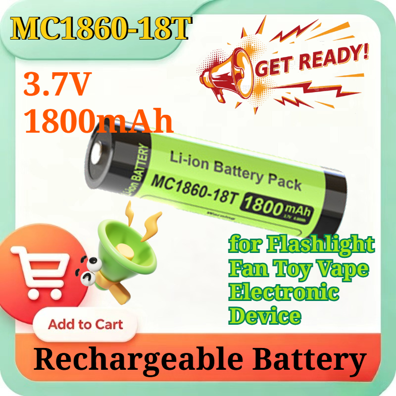 MC1860-18T 3.7V 1800mAh Type-C - Vape Accessory 评论和价格