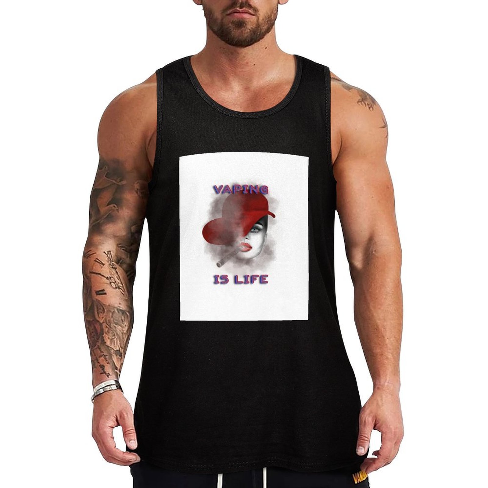 Vaping is life Tank Top Sweat  - Quick Vape 评论和价格