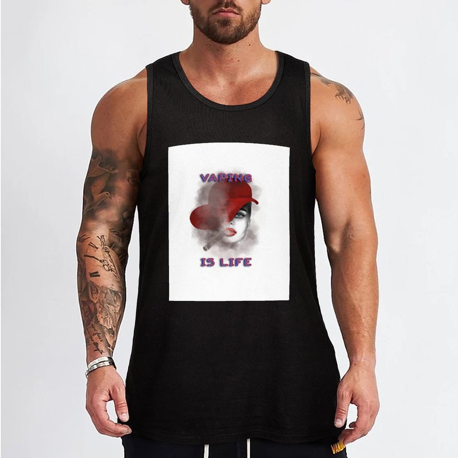 Vaping is life Tank Top Sweat  - Quick Vape 评论和价格