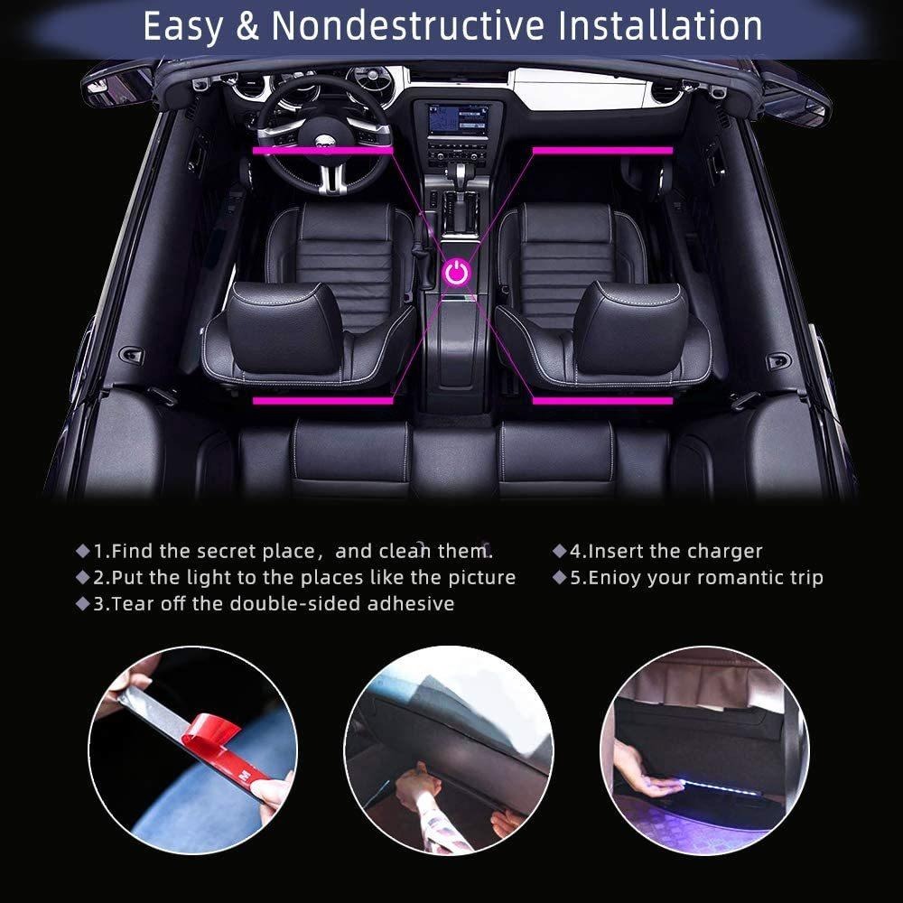 RGB Automotive Atmosphere Deco - Vape Decoration 评论和价格